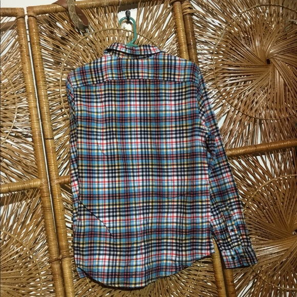 Good fellow Men Long Sleeve Blue Plaid Shirt XXL - Picture 2 of 3